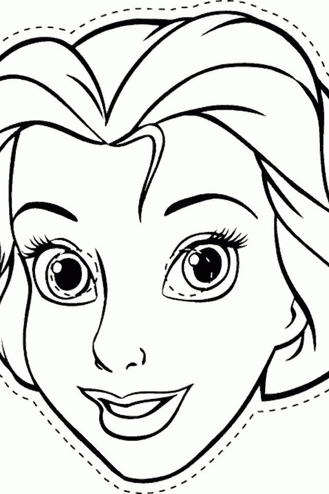 Afiefrocket Beauty And The Beast Princess Belle Coloring Pages