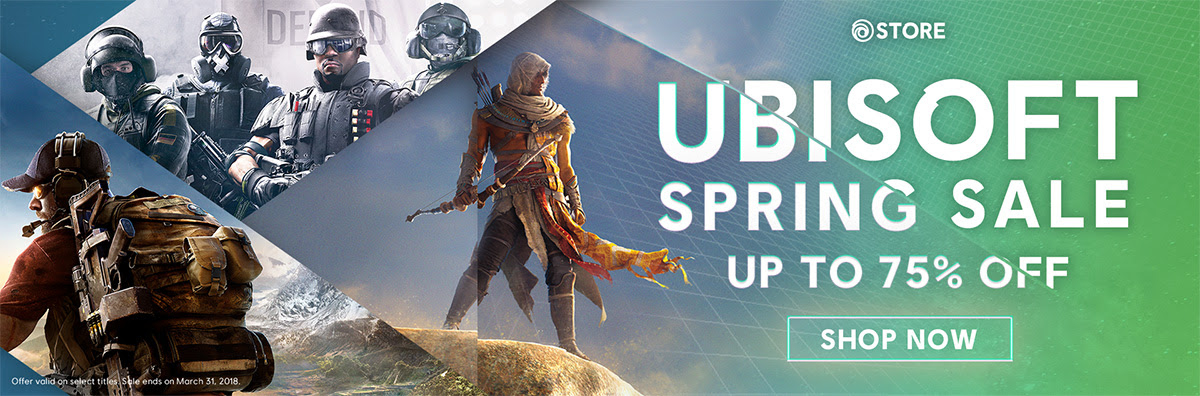 @STORE UBISOFT SPRING SALE UP TO 75% OFF | SHOP NOW