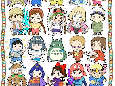ジブリ 簡単 簡単 キャラクター 可愛い イラスト の最高のコレクション イラスト画像