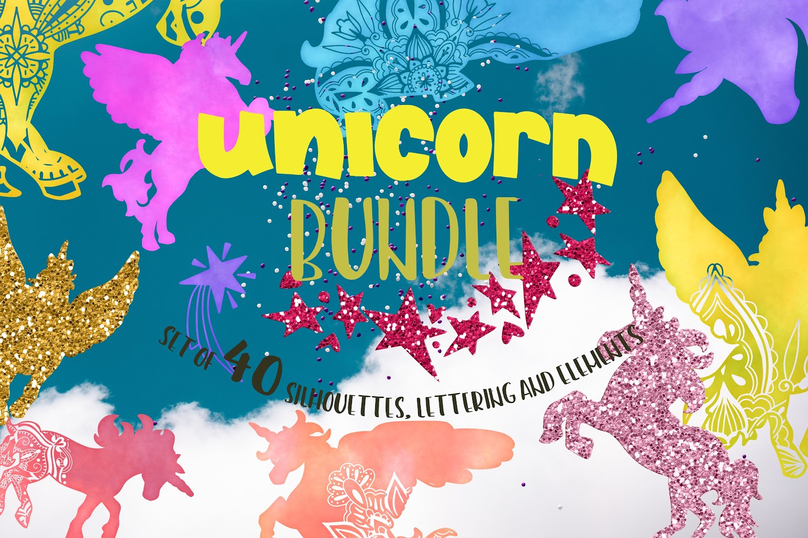 Download Layered Unicorn Mandala Svg For Silhouette - Free Layered ...