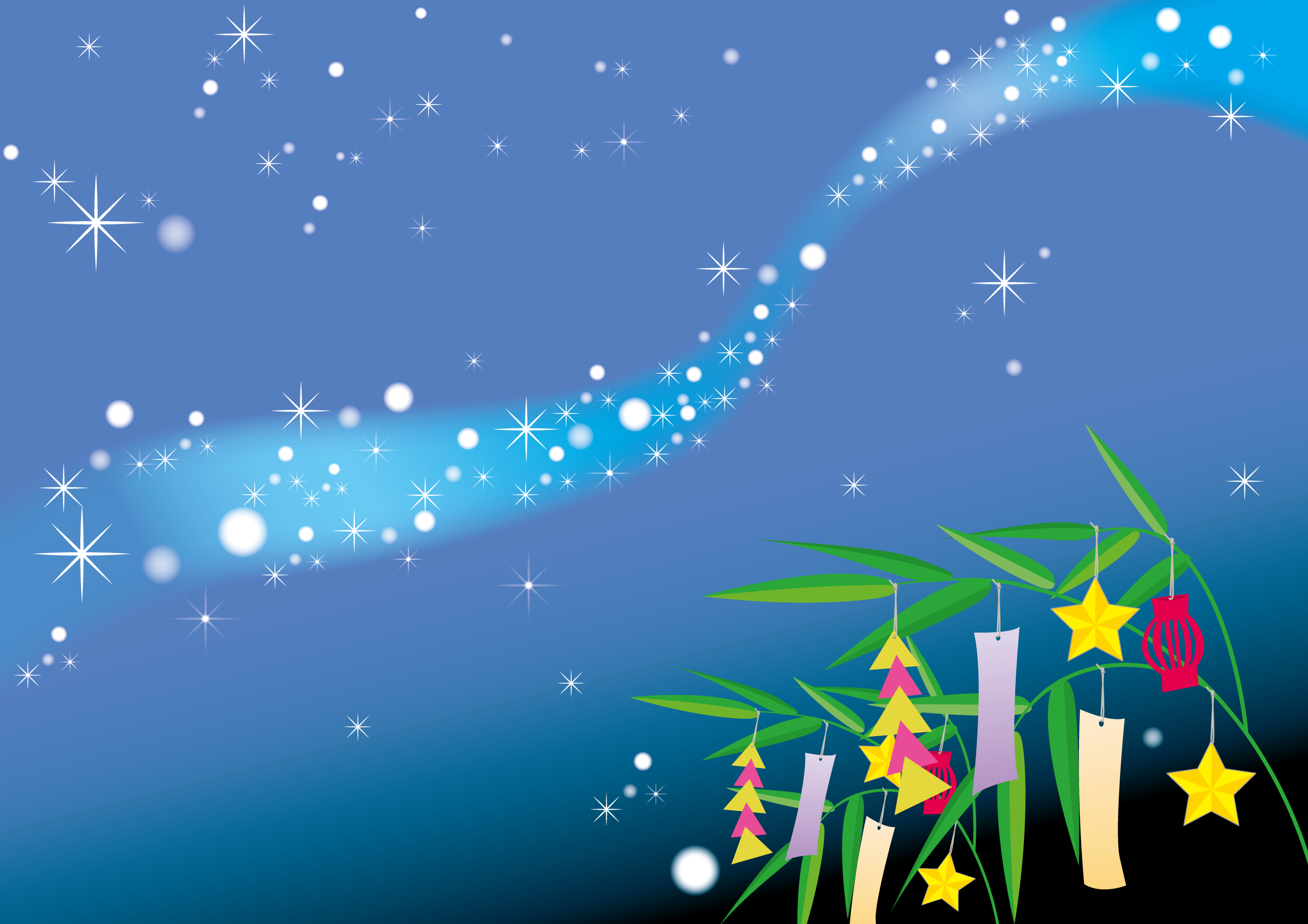 75 七夕 天の川 イラスト 日本のイラスト