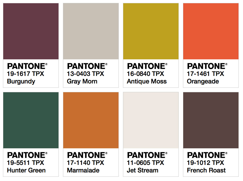 2018 Color Forecast Pantone  Color 2018