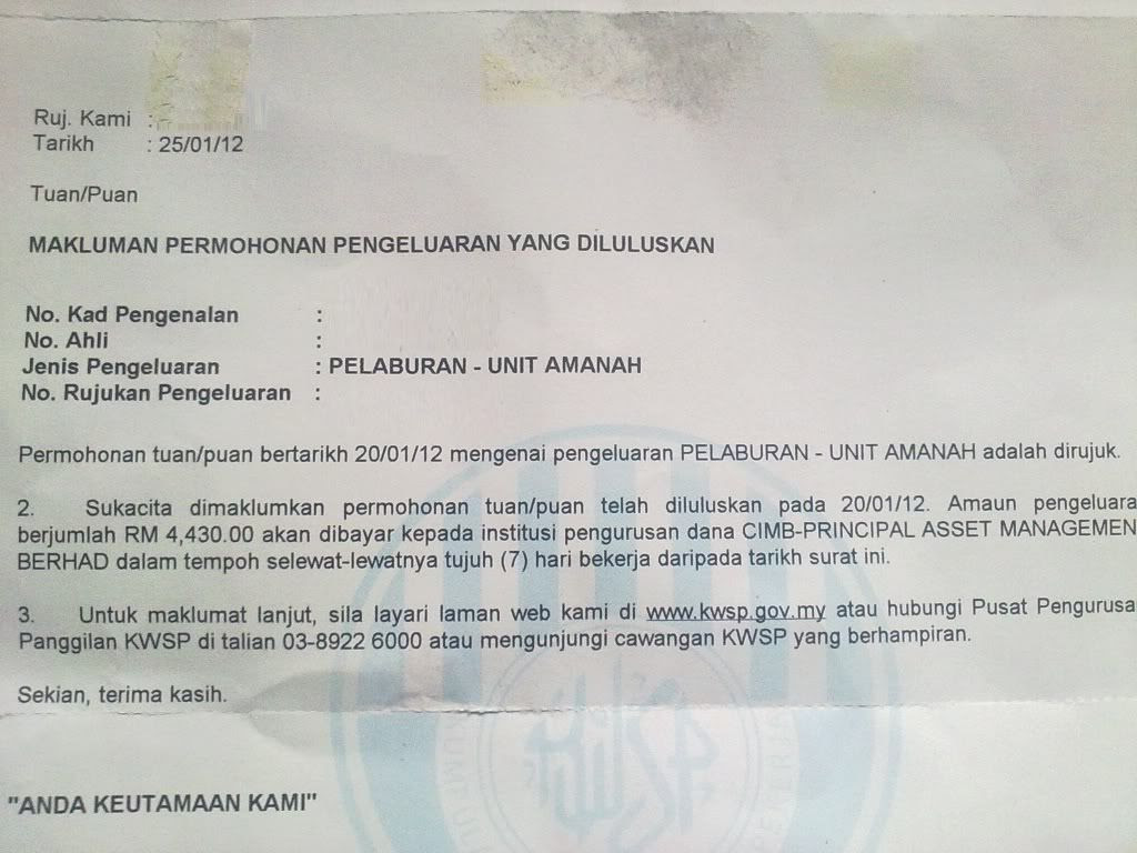 Contoh Surat Rasmi Untuk Kwsp - Contoh 36