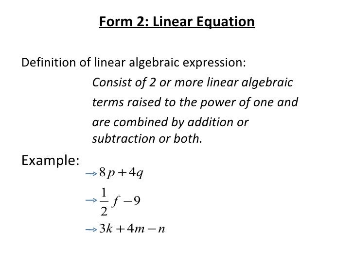 Soalan Algebraic Expression Form 1 - Kecemasan i