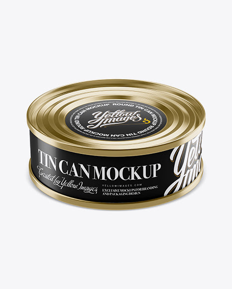 Download Download Psd Mockup 120G Can Canned Fish Exclusive Mockup ...