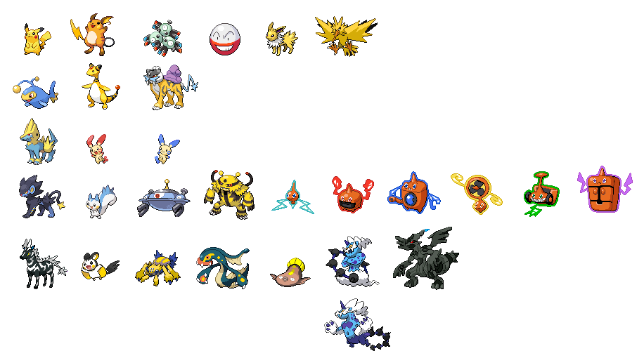 最も人気のある 電気 タイプ ポケモン 最新シーズンイラスト