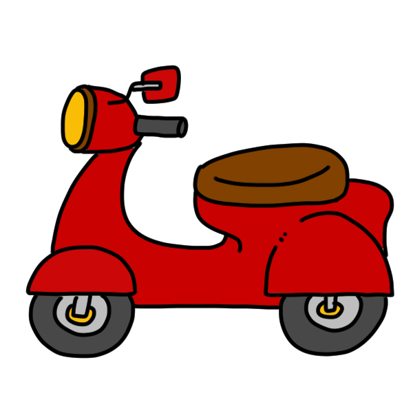 ベストセレクション バイク イラスト かわいい無料イラスト素材