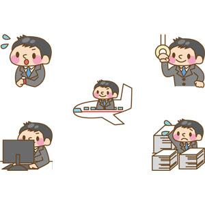動物画像無料 元の営業 イラスト 困る