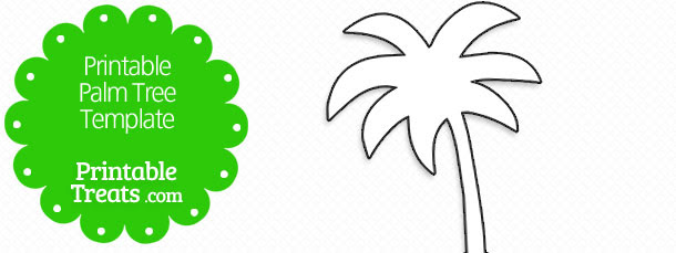 Free Printable Palm Fronds Drawing