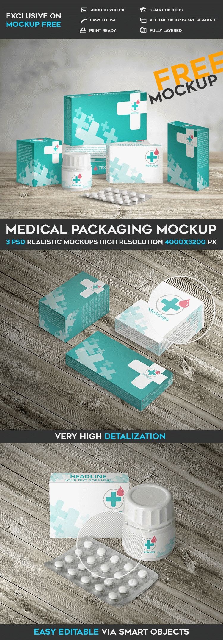 Download Free Mockups Medicine Mockup Free Psd / Medical Packaging ...