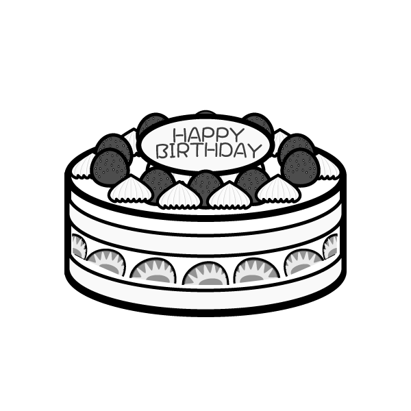 50 ケーキ イラスト おしゃれ 白黒 最高の壁紙hd