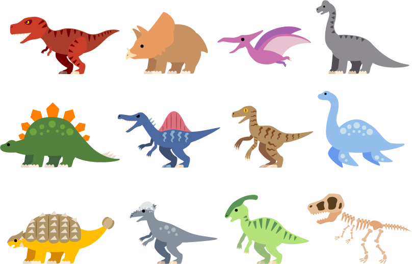 ロイヤリティフリー恐竜 イラスト シルエット 簡単 かわいいディズニー画像