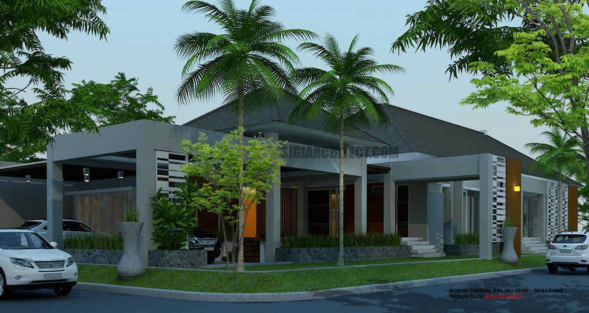 Desain Rumah 3d Tampak Depan - Contoh O