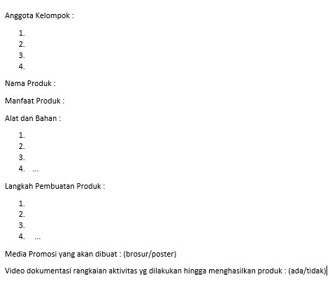  Contoh  Laporan  Kerajinan Dari Bahan  Limbah  Berbentuk  