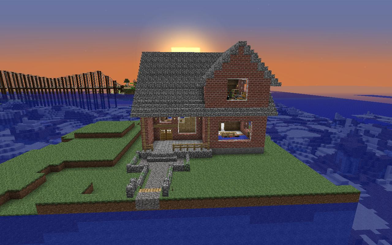 Desain Rumah Keren Di Minecraft Rumah Minimalis Sederhana