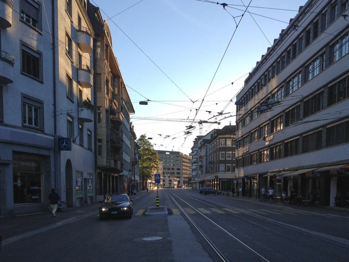 Zurich Kreis 4 Aussersihl Hard Badenerstrasse Richtung Kalkbreite Photoshow