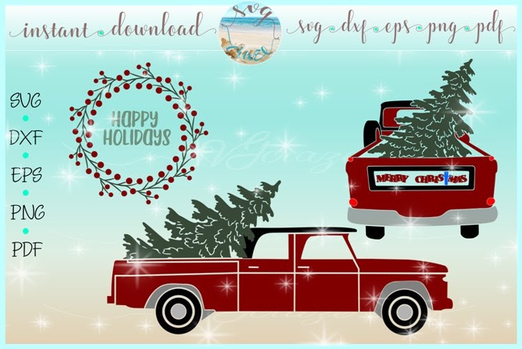 Download Layered Christmas Truck Mandala Svg For Crafters - Free Layered SVG Files