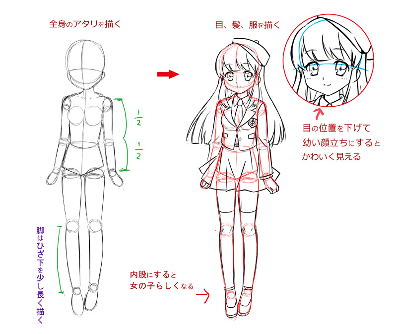 内股 イラスト 家のイラスト