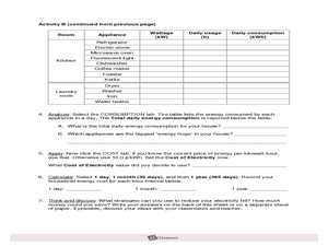 Prior knowledge questions (do these before household energy usage gizmo assessment answers apr 17, 2021household energy usage gizmo assessment answers. Student Exploration Household Energy Use Worksheet For 4th 6th Grade Lesson Planet