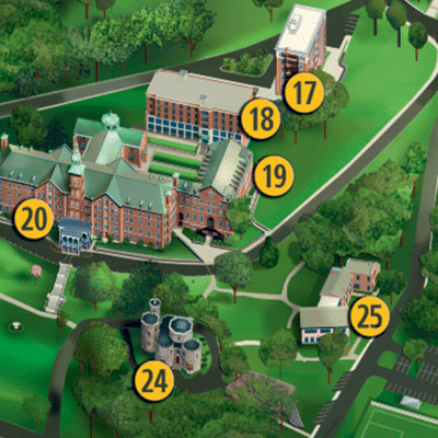 Saint vincent college is a private benedictine college in latrobe, pennsylvania. Map And Directions College Of Mount Saint Vincent