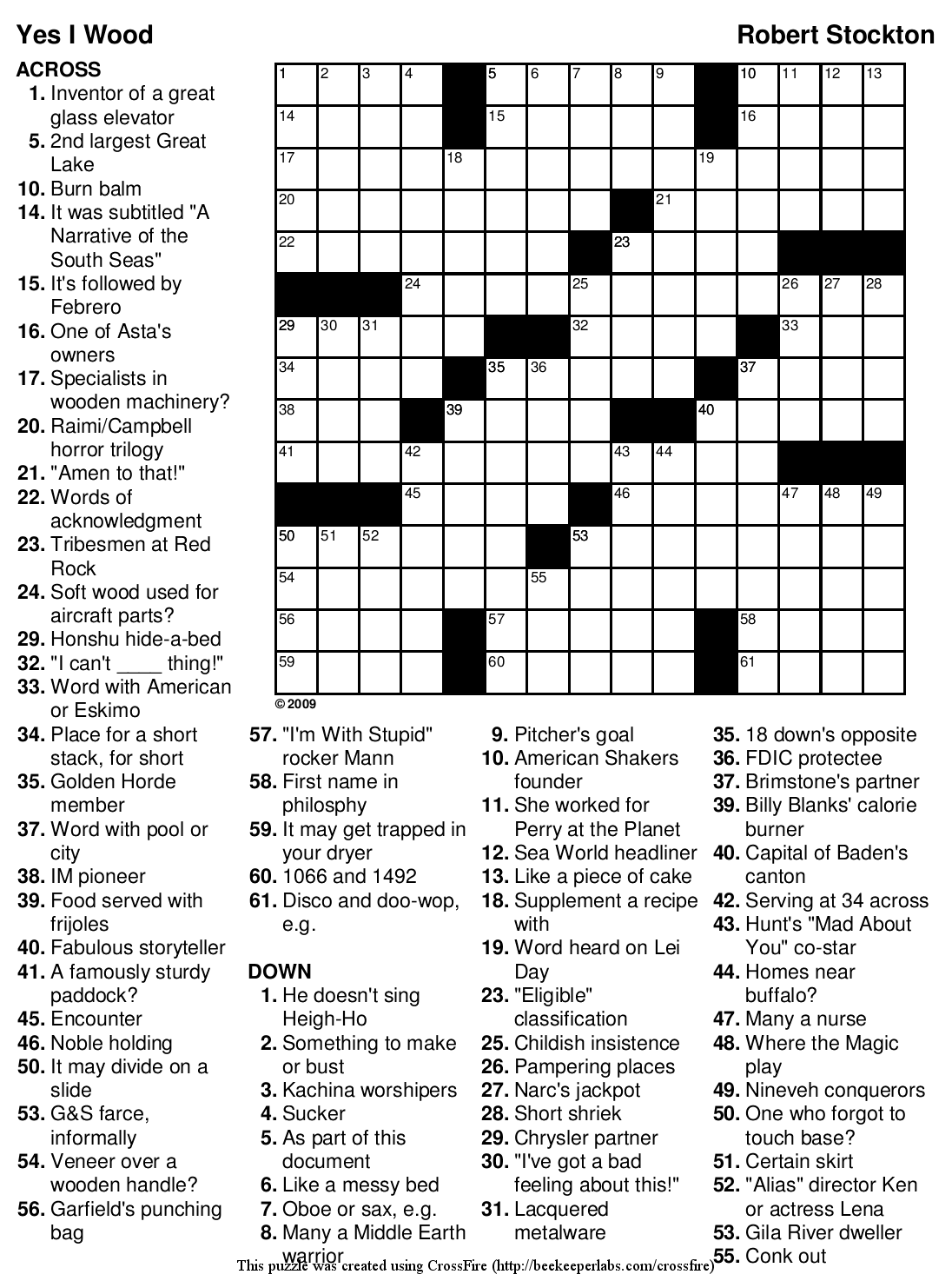 Free crossword generator from tools for educators. Beekeeper Crosswords