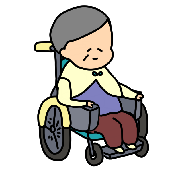 車椅子 イラスト 横 Kuruma