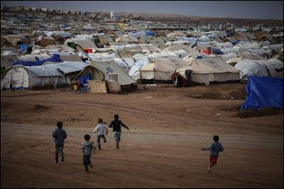 El campamento de refugiados de Domiz, en el Kurdistán iraquí, que acoge a miles de refugiados sirios.