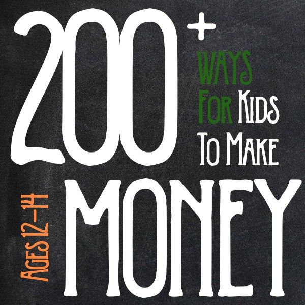 How Can A 13 Year Old Make Money
