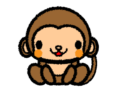 【印刷可能】 サル かわいい イラスト 203955-猿 イラスト かわいい 簡単