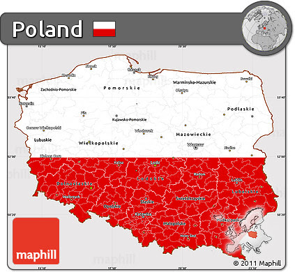 Browse 517 poland map flag stock photos and images available, or start a new search to explore more stock photos and images. Free Flag Simple Map Of Poland