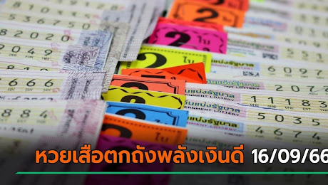 เลขเด็ดงวดนี้ 16/09/66 เก็งหวยเสือตกถังพลังเงินดี