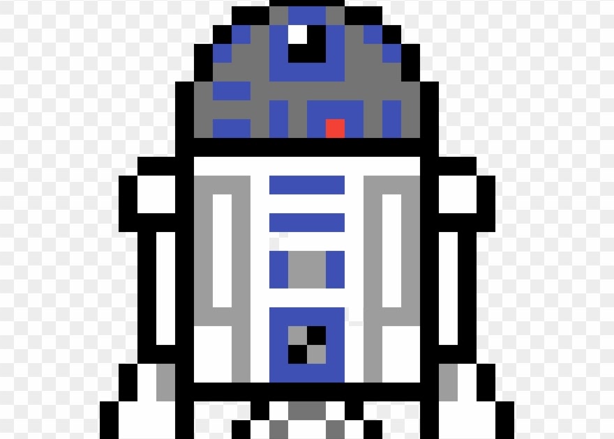 Simple Star Wars Pixel Art Grid - bmp-urban