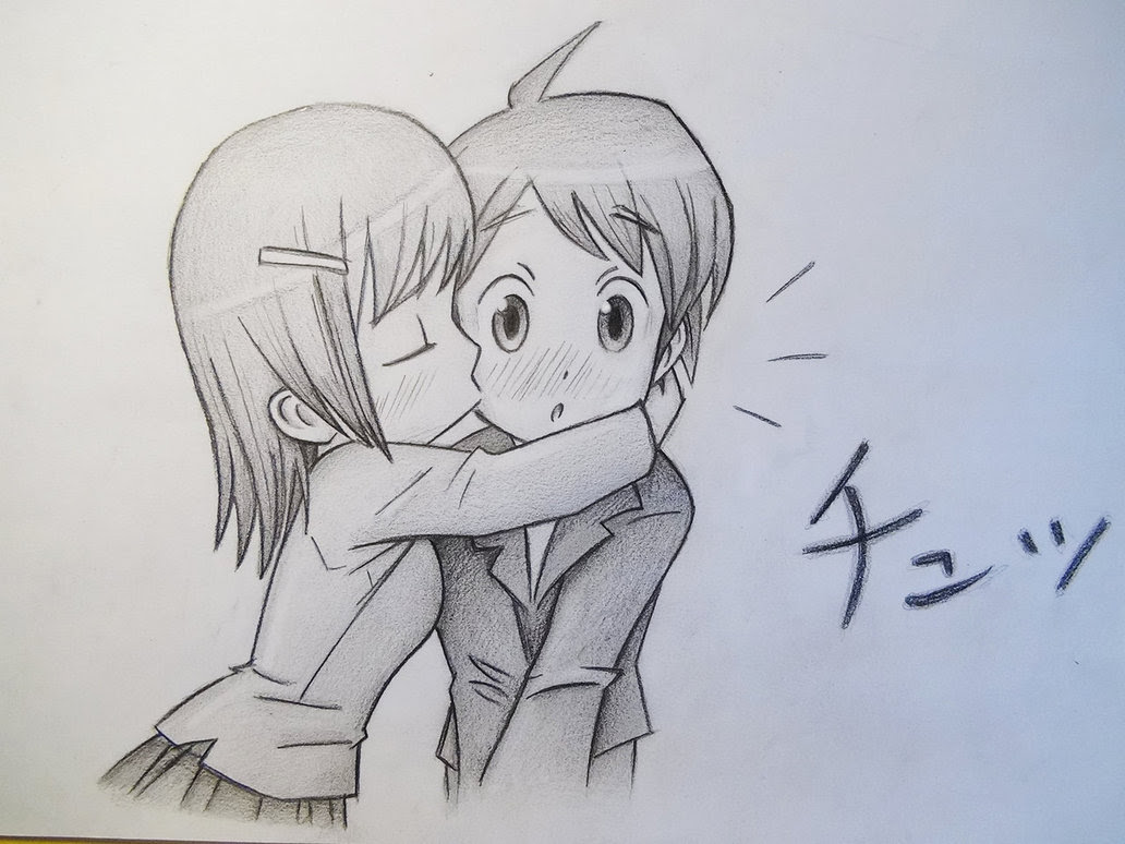Cute Drawings Boy And Girl