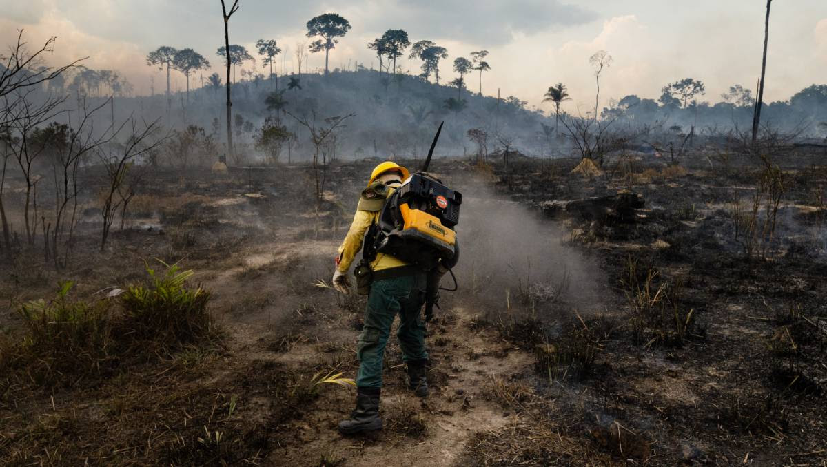 Los incendios en la Amazonia derriten los glaciares andinos