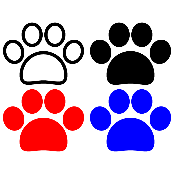 最も選択された 犬 肉球 イラスト 犬 肉球 イラスト 無料