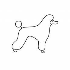 プードル イラスト コレクション イメージ ベスト