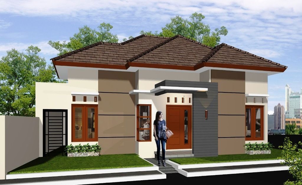 Gambar Rumah  Minimalis Modern 1 Lantai 3  Kamar  Tidur 