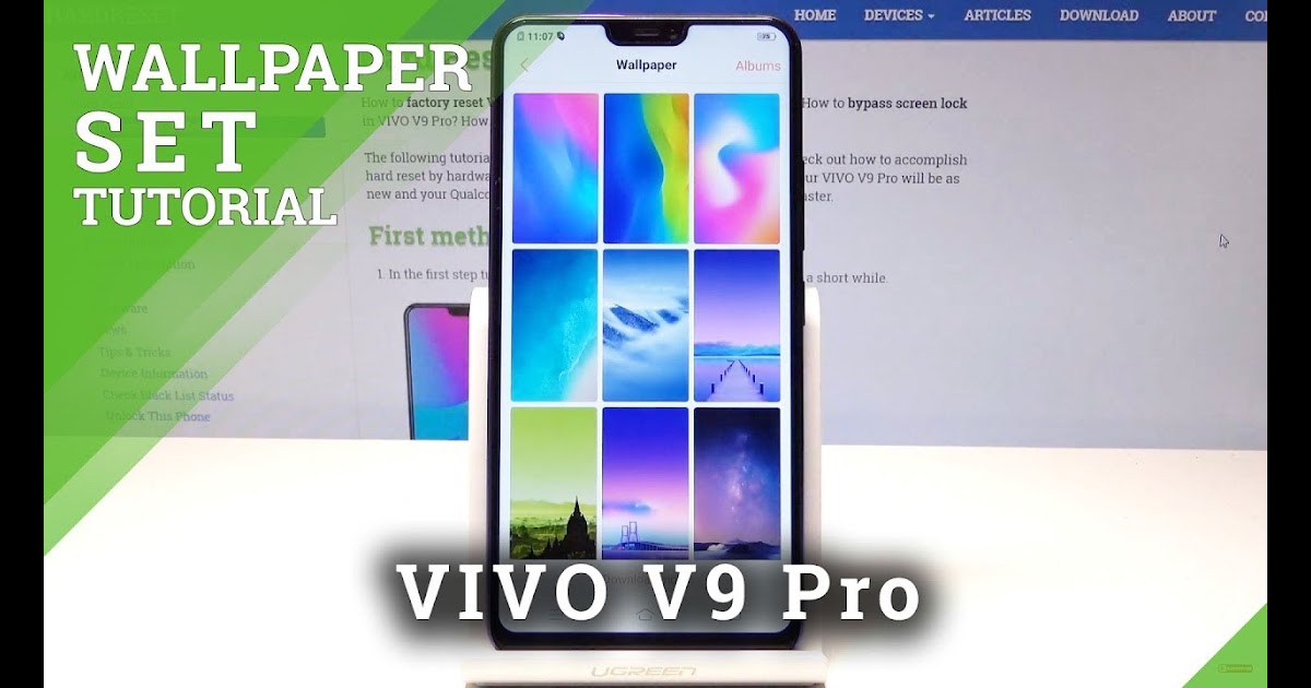 How To    Remove Lock Screen Wallpaper In Vivo V9 - HOWOTRMEVO