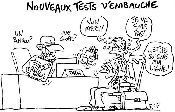 Nouveaux tests d'embauche
