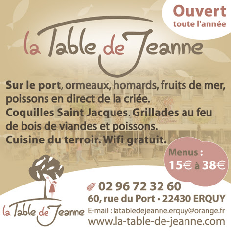 60 rue du port, erquy, france. Hotel Et Restaurant La Table De Jeanne Restaurant Erquy 22430 Manger En Bretagne