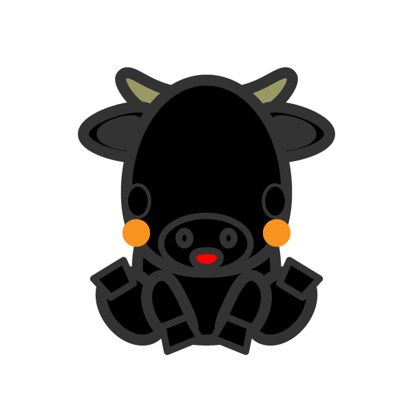 Japan Image 牛 イラスト おしゃれ
