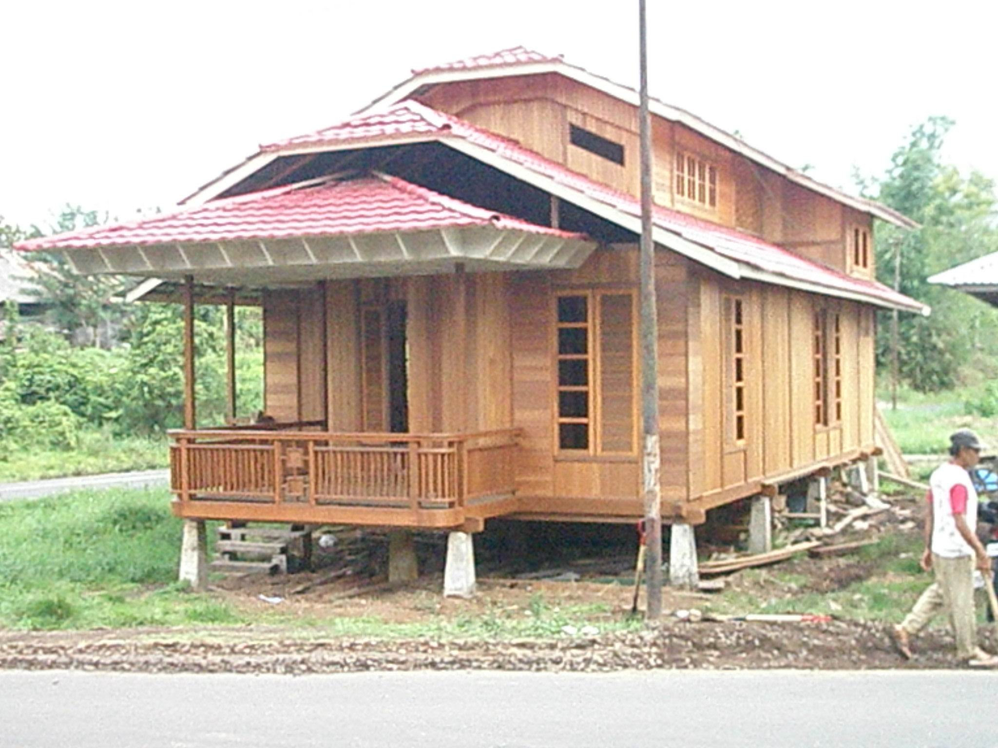 Denah Rumah Kayu Ukuran 6x8 Desain Interior