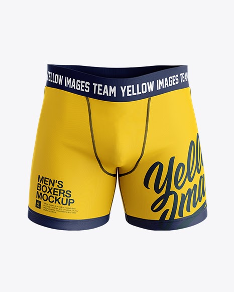 Download Boxer Briefs Mockup - Front View PSD Template