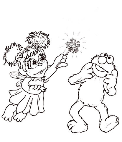 You can download abby cadabby from sesame street coloring page for free at coloringonly.com. Abby Cadabby And Elmo Coloring Page Free Printable Coloring Pages