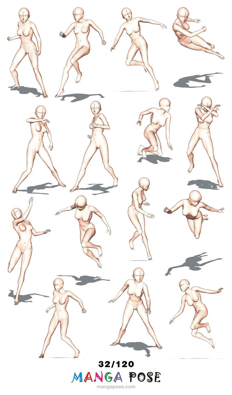 Orasnap Anime Action Poses Gun