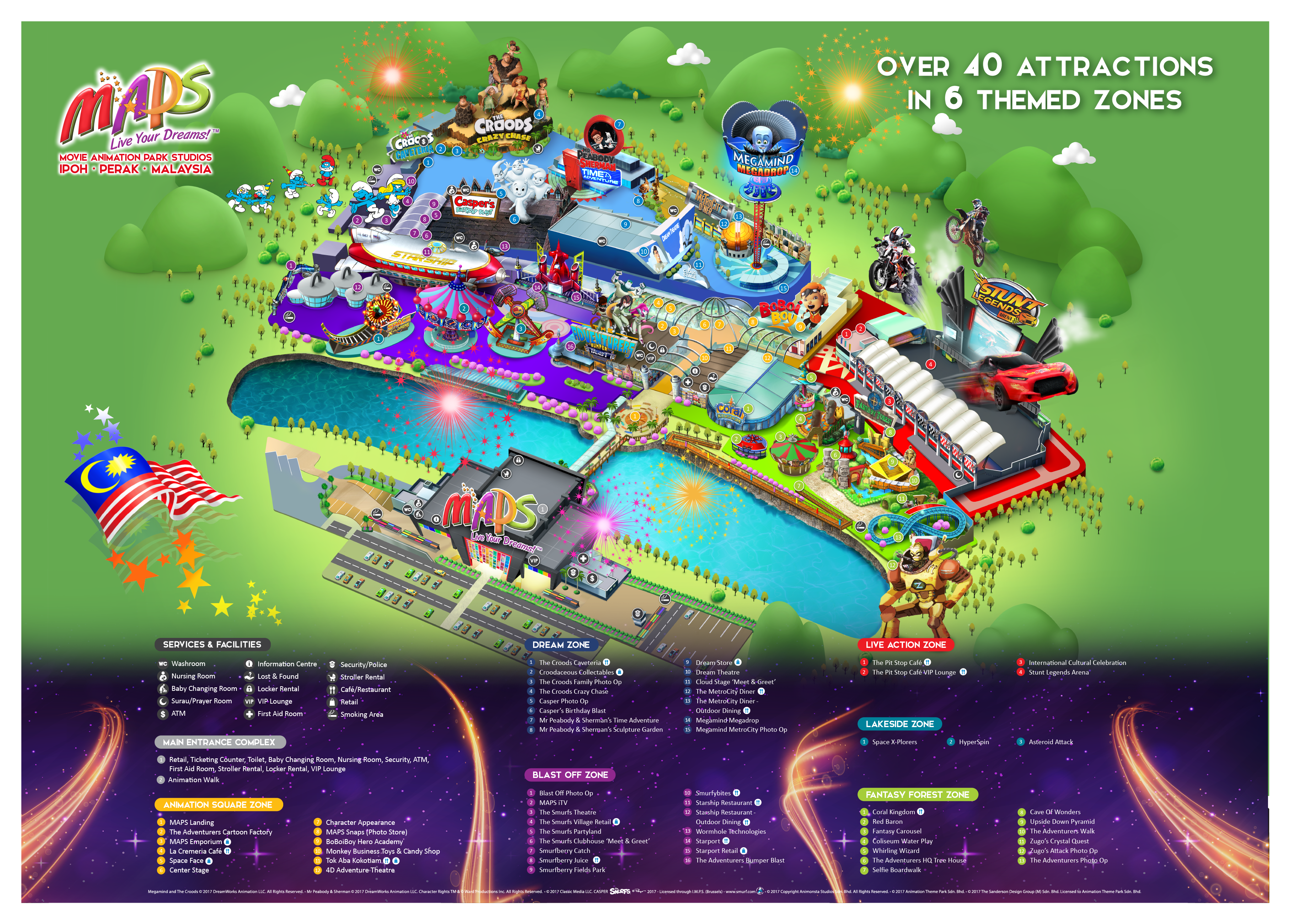 Be among the first to experience asia's 1st animation theme park soon and get ready for your by making this purchase, you imply agreement to maps terms & conditions. Sale Movie Animation Park Studios Maps Ticket In Ipoh Skip The Line Unlimited Day Pass Sale 64 Ticket Kd