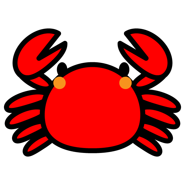 すべての動物の画像 100 Epic Bestかに イラスト フリー