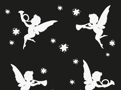 クリスマス 天使 イラスト シルエット の最高のコレクション 動物ゾーン