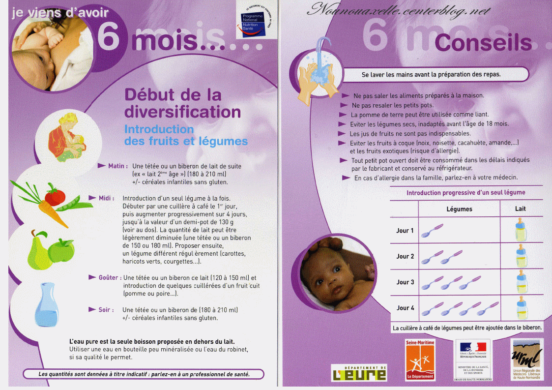 Exemple De Repas Pour Bebe 6 Mois Le Meilleur Exemple