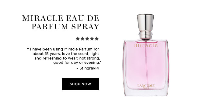 MIRACLE EAU DE PARFUM SPRAY - "I have been using Miracle Parfum for about 15 years, love the scent, light and refreshing to wear; not strong, good for day or evening." - Stingray14 - SHOP NOW